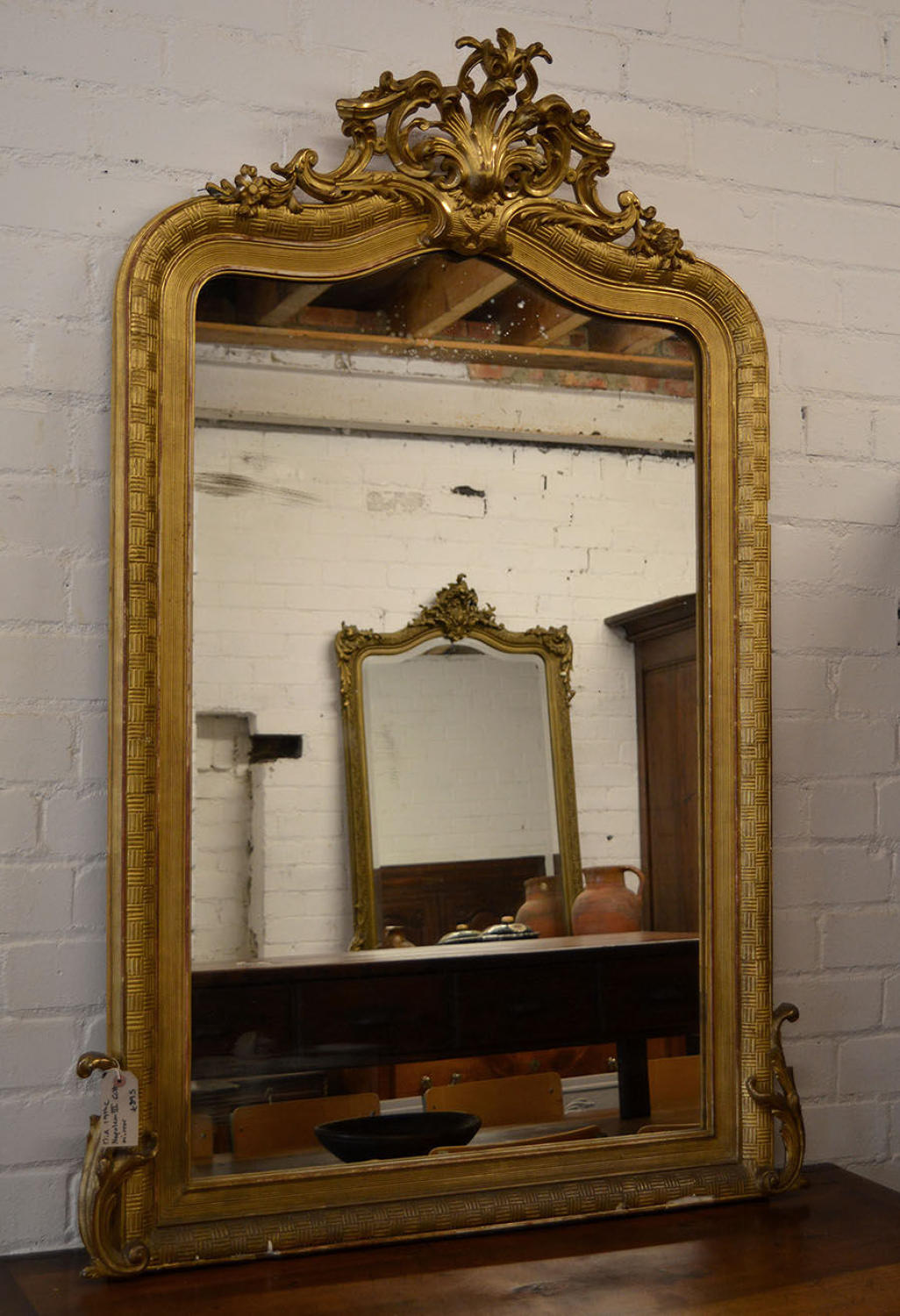 Mid 19thC Napoleon III Mirror