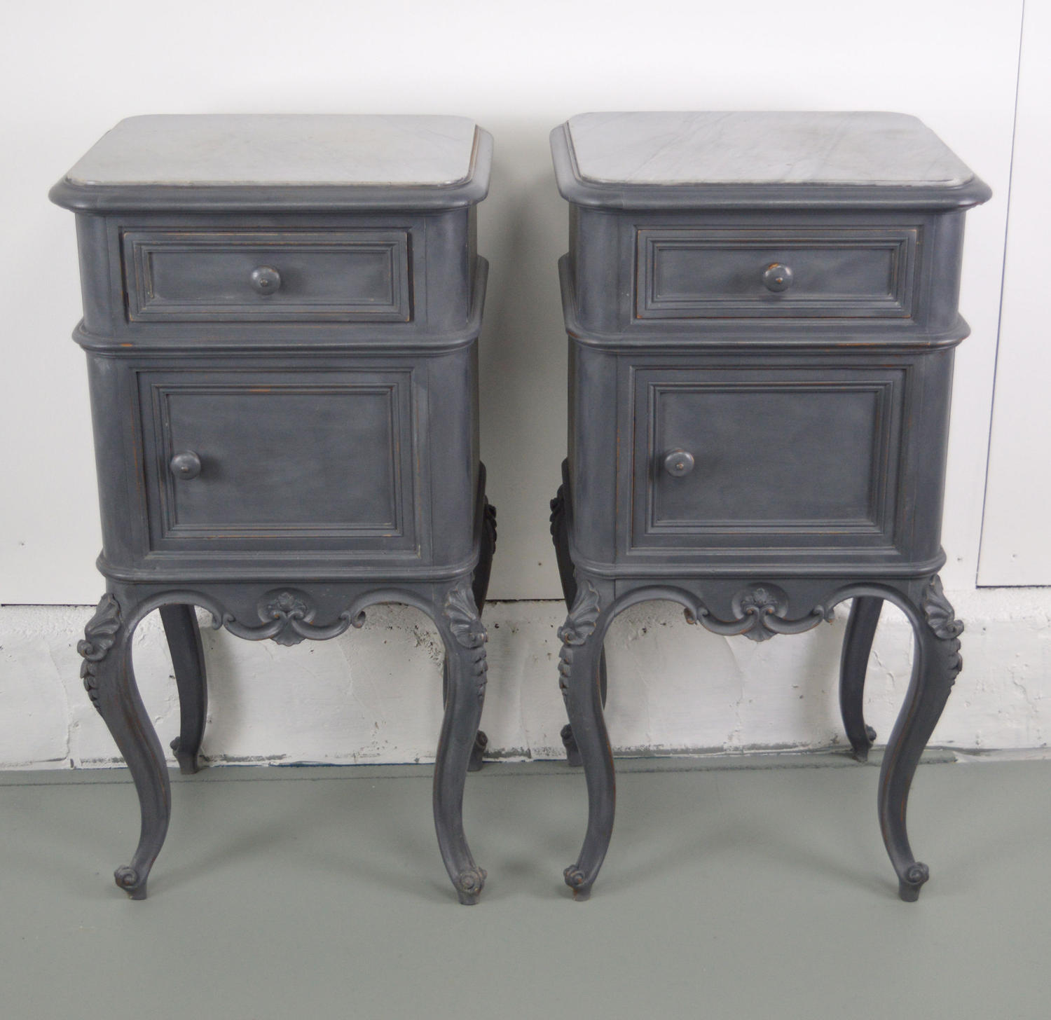 Pair of 19th Century Napoleon III bedside cabinets