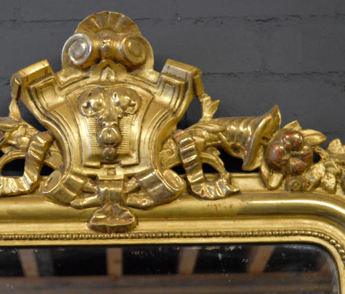 19thC Louis Philippe Gilt Mirror