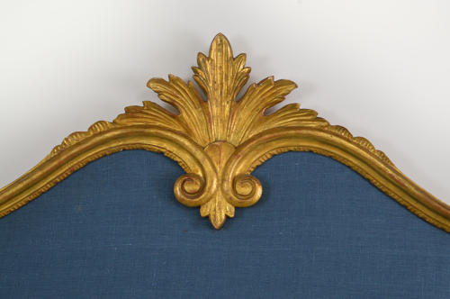 Super King size Venetian Gilt & Linen Headboard