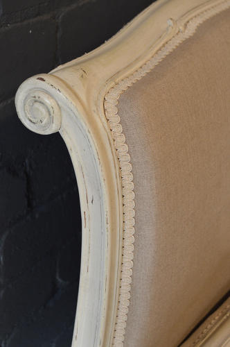 King size Upholstered Lit Bateau