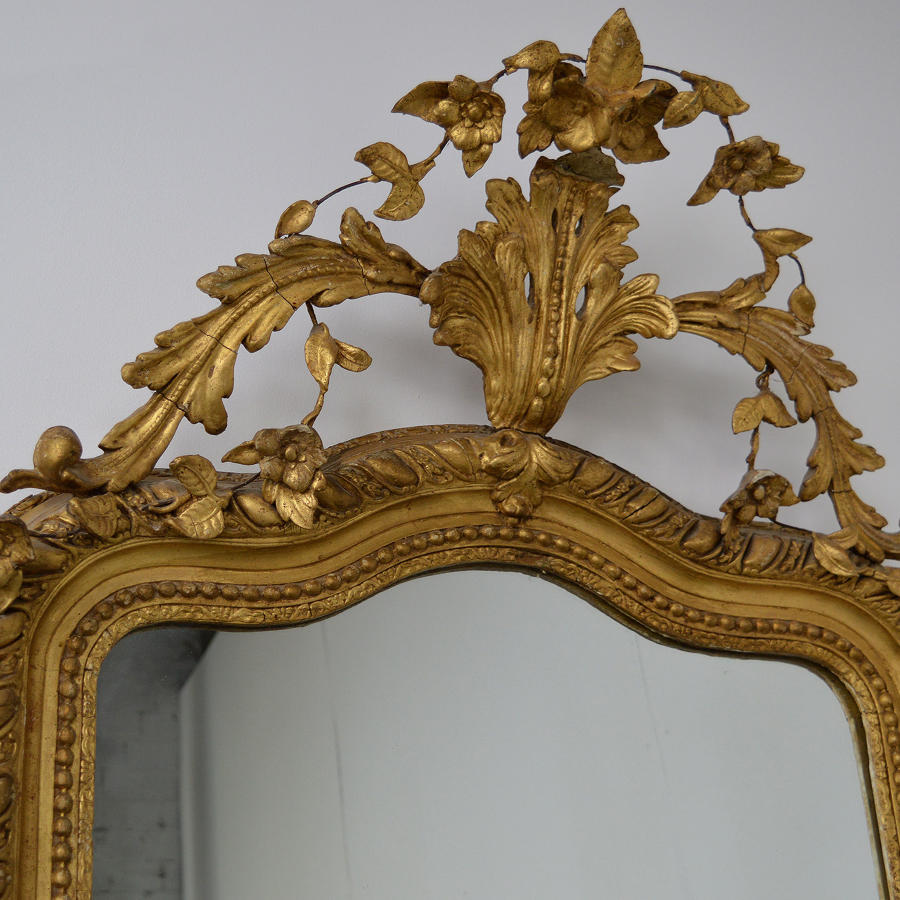19th Century Napoleon III Gilt mirror