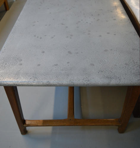 Large 19th Century Oak & Zinc Farmhouse Table