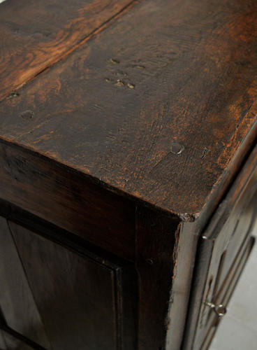 French 18thC Breton Garde Manger Oak Cupboard