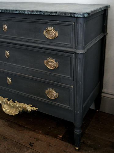 Louis XVI style painted commode c1900