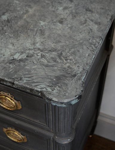 Louis XVI style painted commode c1900