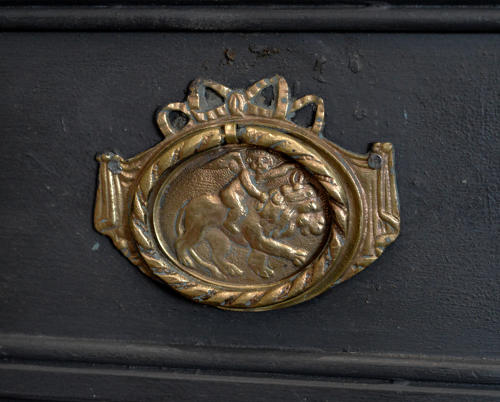 Louis XVI style painted commode c1900