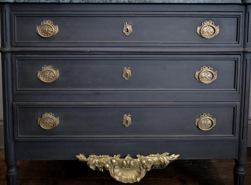 Louis XVI style painted commode c1900