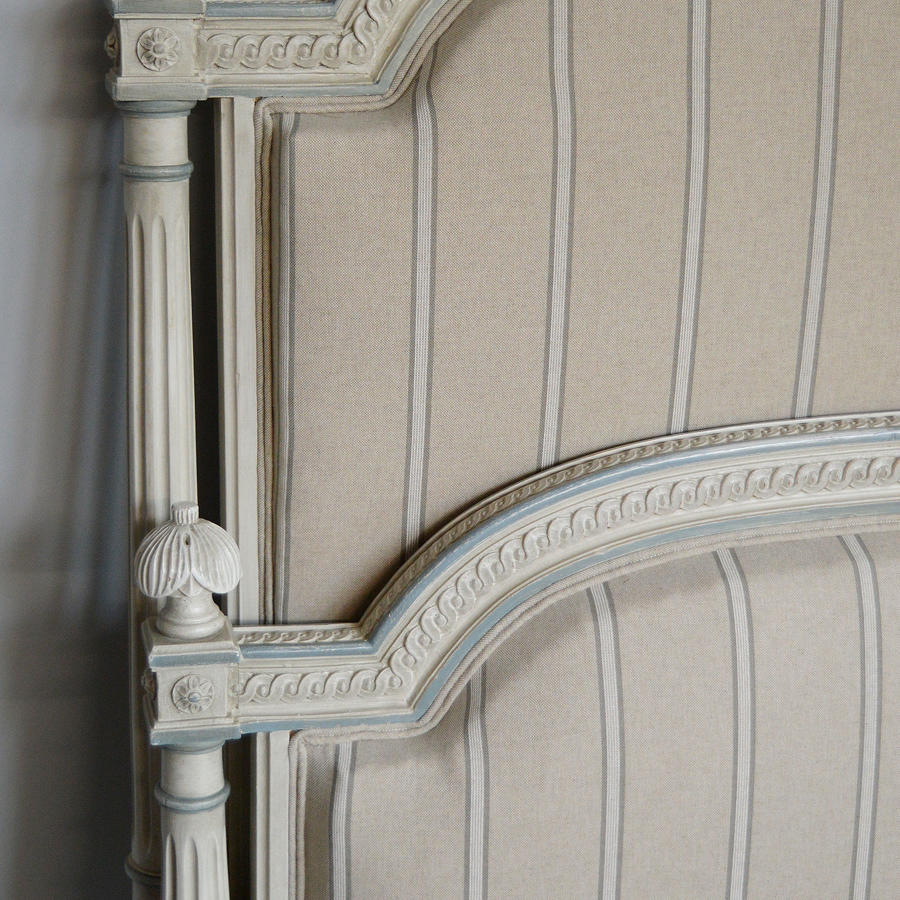 Louis XVI style King size Upholstered bedstead