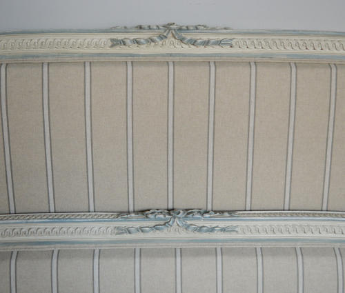 Louis XVI style King size Upholstered bedstead