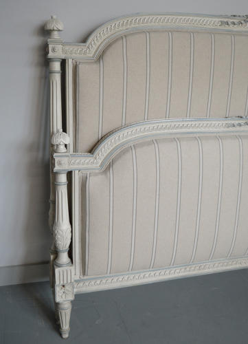 Louis XVI style King size Upholstered bedstead