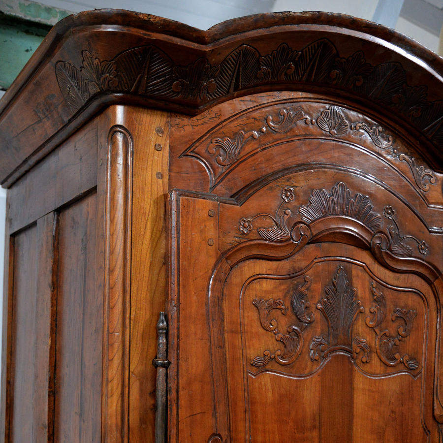 French Early 19th Century Rennes Marriage armoire