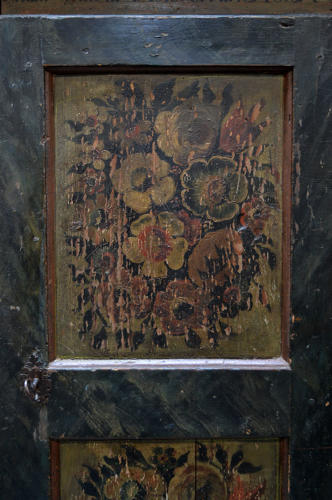 Small Hand Painted 18th Century Alsace Armoire