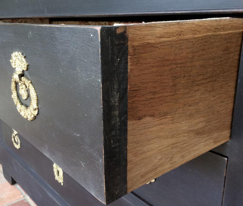 Mid 19thC Restoration Period Charles X marble top Commode