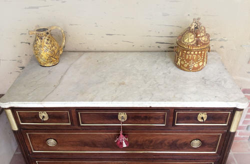 18th Century Louis XVI Mahogany Commode