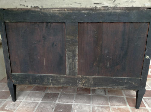 19th Century Louis XVI style marble top commode