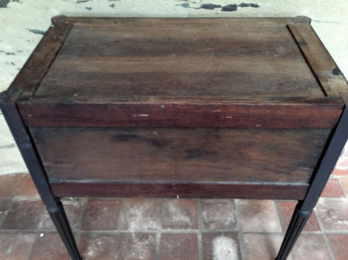 19th Century Louis XVI style marble top commode