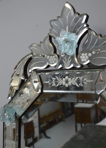 Early 20thC Venetian wall mirror