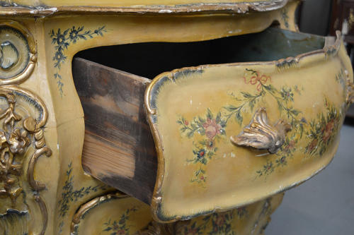 Late 19th Century Venetian Bombe Commode