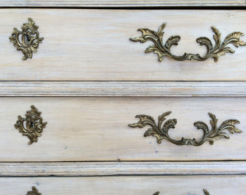 18th Century Louis XV lime-washed commode