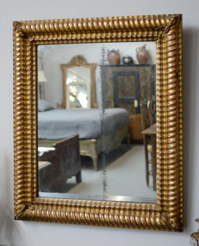 Small early 19th Century Charles X mirror