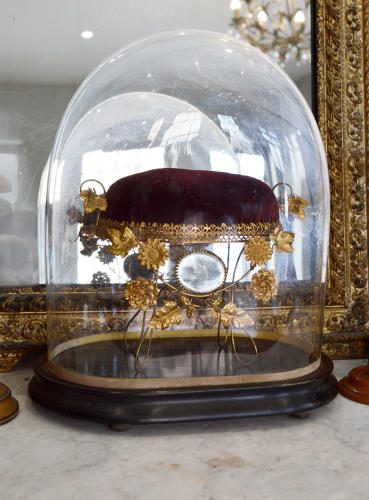 Large 19th Century French globe de mariée