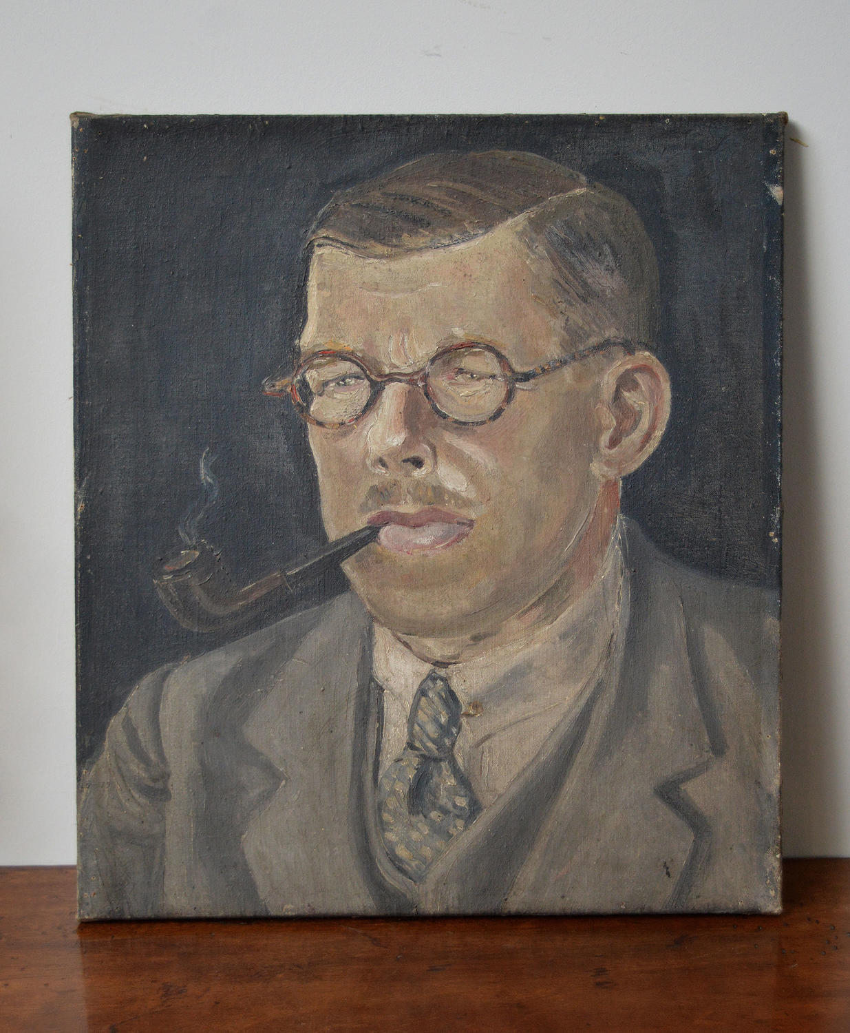 1920's Portrait of a Gentleman, Oil on canvas