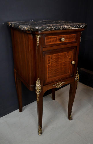 Pair of Mahogany Louis XVI style Bedside Cabinets