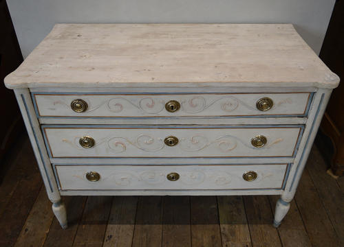 18th Century Piedmont Italian Painted Commode