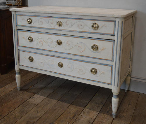 18th Century Piedmont Italian Painted Commode