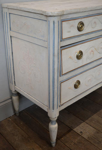 18th Century Piedmont Italian Painted Commode