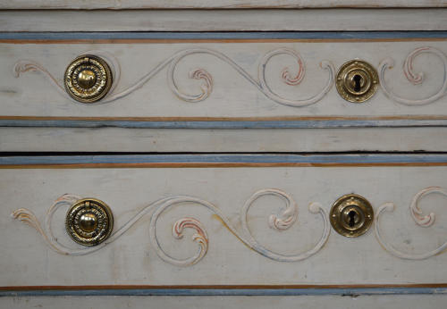 18th Century Piedmont Italian Painted Commode