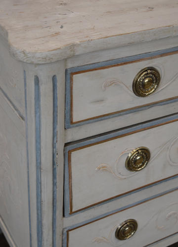 18th Century Piedmont Italian Painted Commode