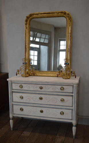 18th Century Piedmont Italian Painted Commode