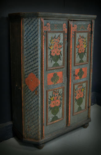 18th Century Alsace Marriage Armoire