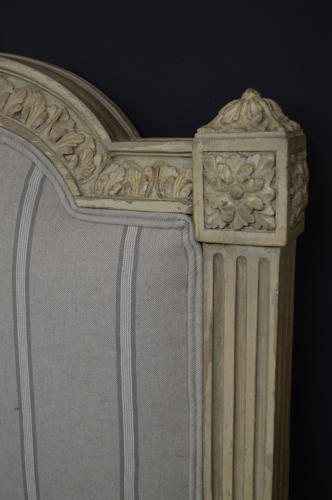 19th Century King-size Louis XVI style Upholstered Bedstead