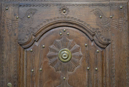 Mid 19th Century Breton Marriage Armoire