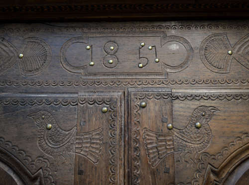 Mid 19th Century Breton Marriage Armoire