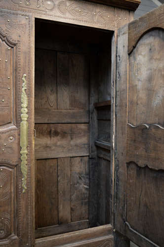 Mid 19th Century Breton Marriage Armoire