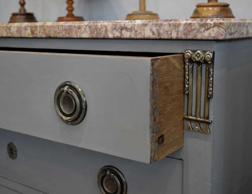 1910-20's Directoire Marble top Commode