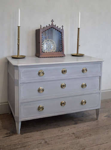 Late 18th Century Swedish Gustavian Painted Commode