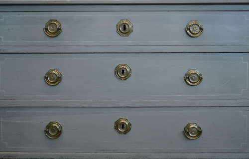 Late 18th Century Swedish Gustavian Painted Commode