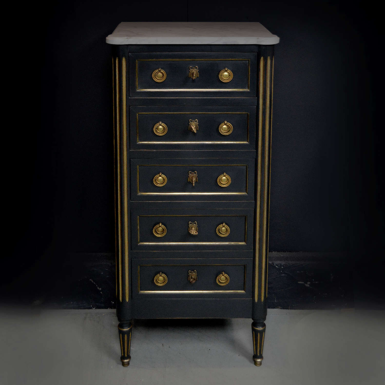 Louis XVI style painted commode