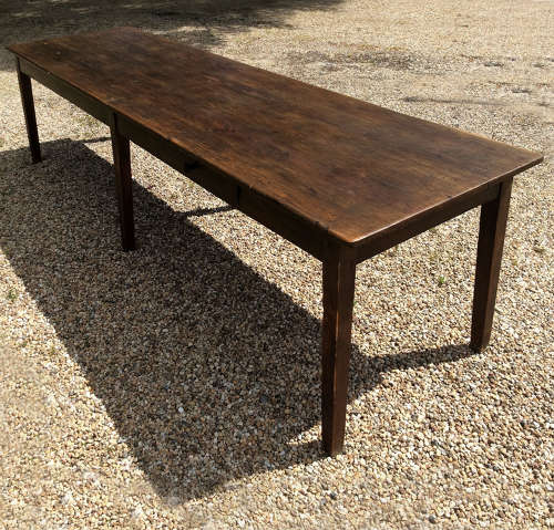 Large French farmhouse Scotts pine table