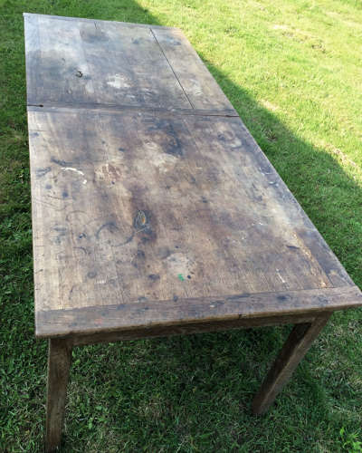 Rare 19th Century Extending Farmhouse Table