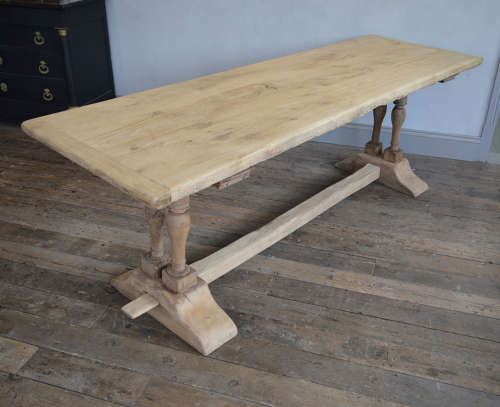 19th Century Heavy Oak Monastery table
