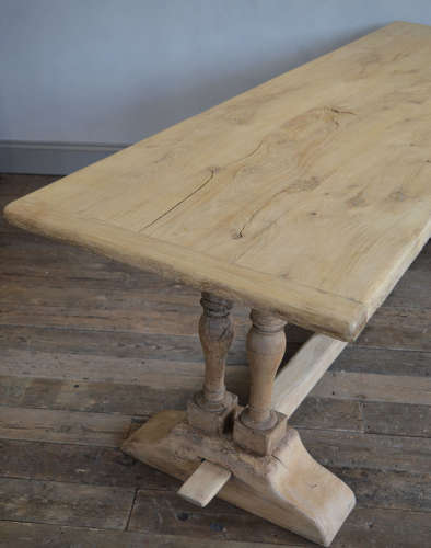 19th Century Heavy Oak Monastery table