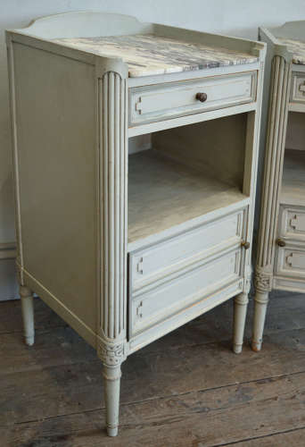 Pair of Louis XVI style Bedside Cabinets