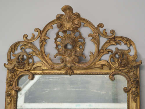 Early 19th Century Louis XIV style Gilt Mirror