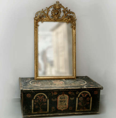 Early 19th Century Louis XIV style Gilt Mirror